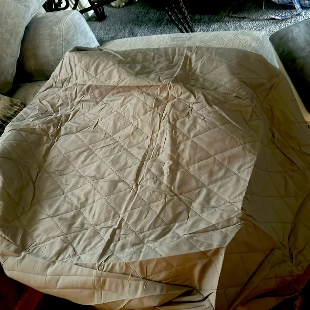 Mattress cover gray twin new never used